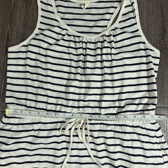 Pact Organic Cotton Relaxed Slub Tank Maxi Dress Cornflower Large - Picture 8 of 10